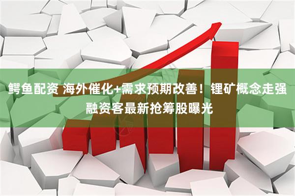 鳄鱼配资 海外催化+需求预期改善！锂矿概念走强 融资客最新抢筹股曝光